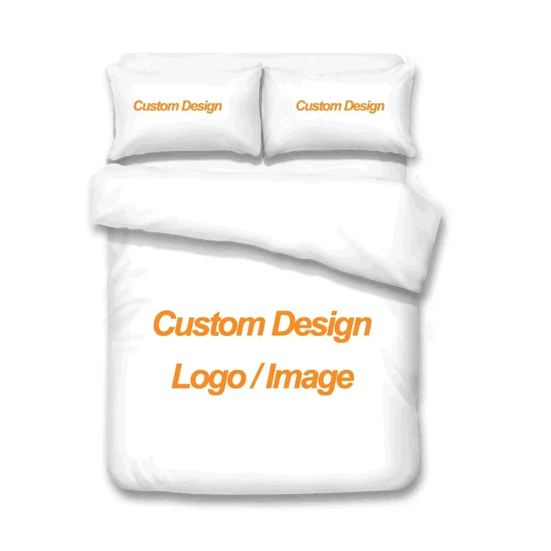 Home Textiles Bedding - Housse de couette personnalisée King Queen,