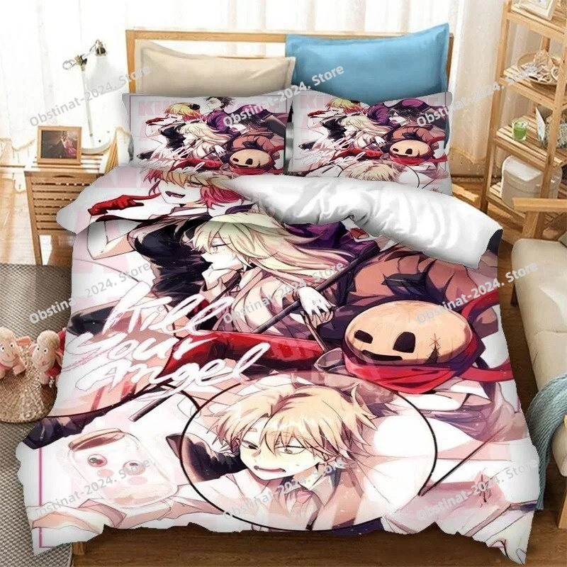 Home Textiles Bedding - Parure de lit imprimée en 3D,