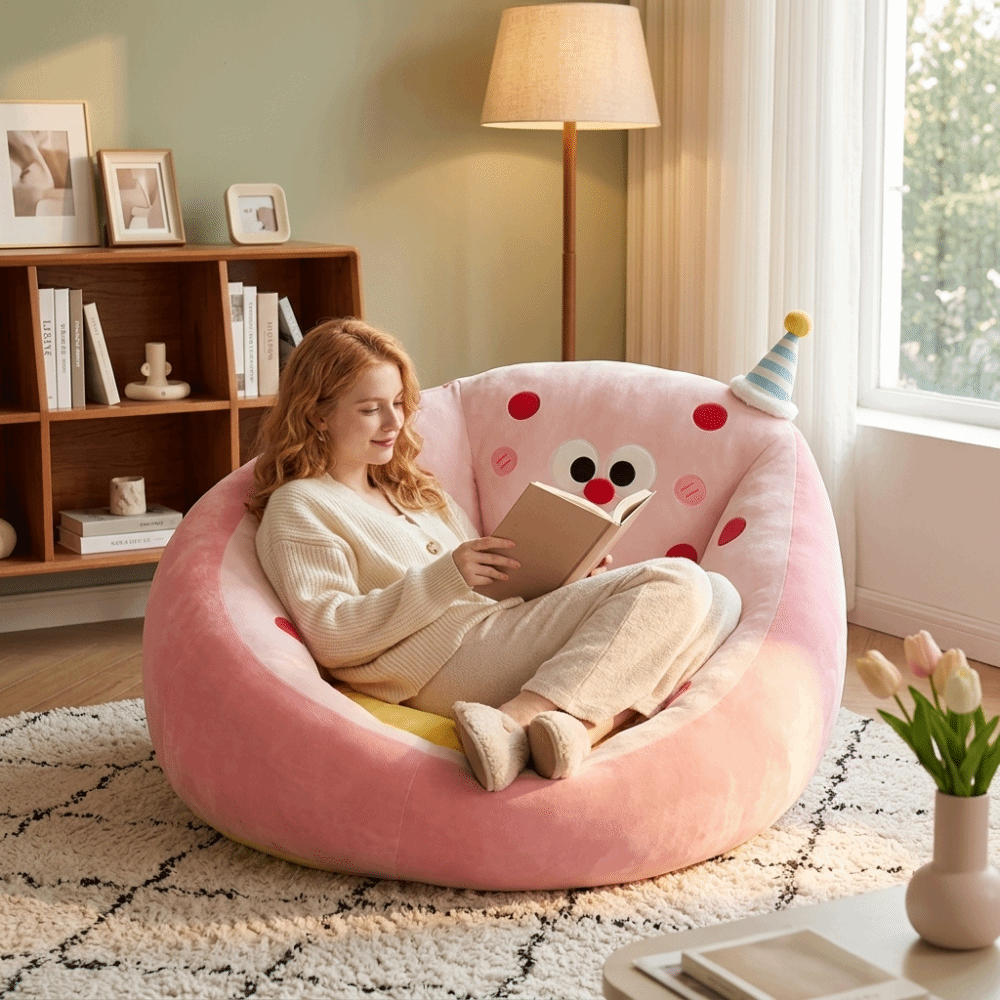 Floor Cushion Pouf - Pouf de sol au design cartoon