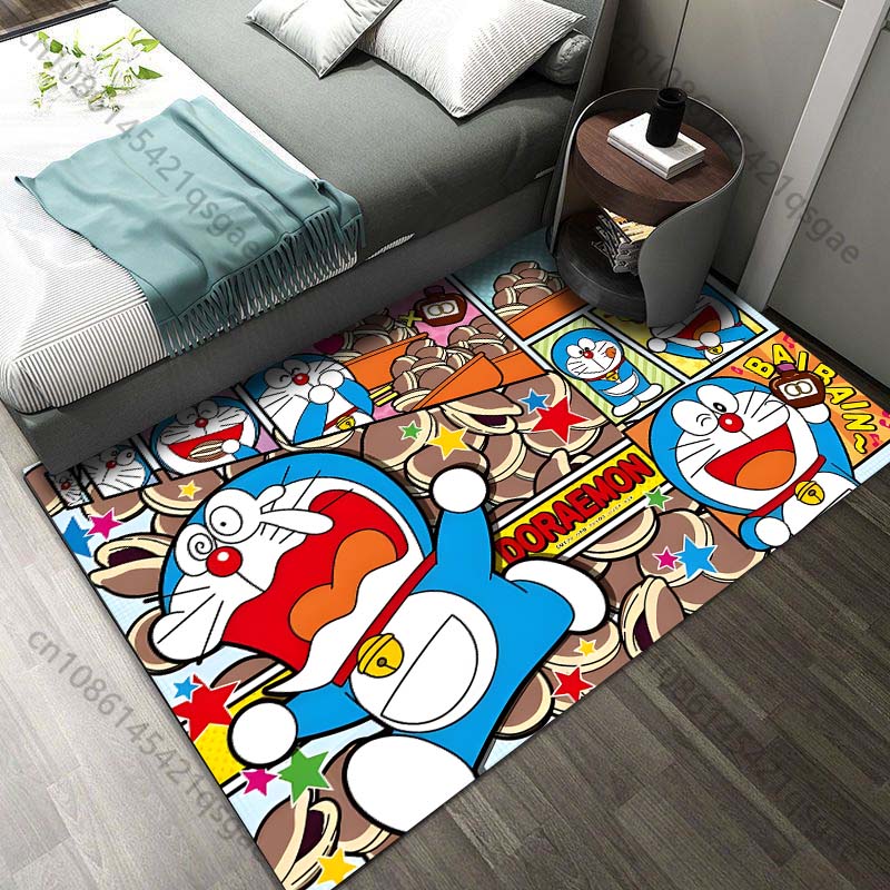 Home Textiles Rug - Tapis imprimé Doraemon et ses amis