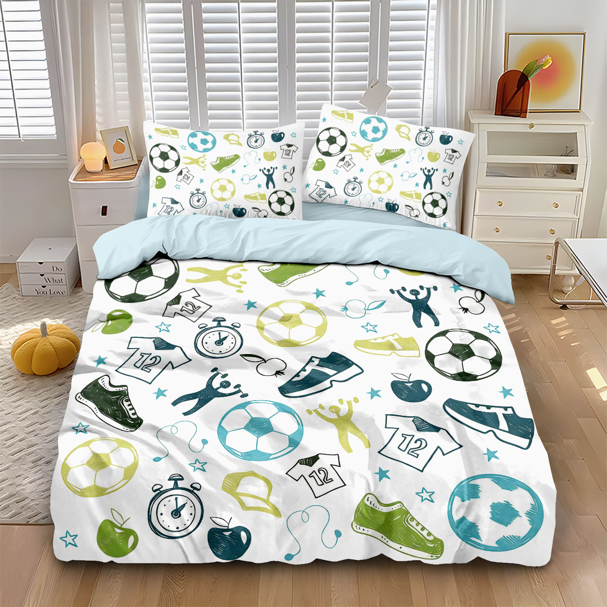 Home Textiles Bedding - Ensemble de 3 housses de couette