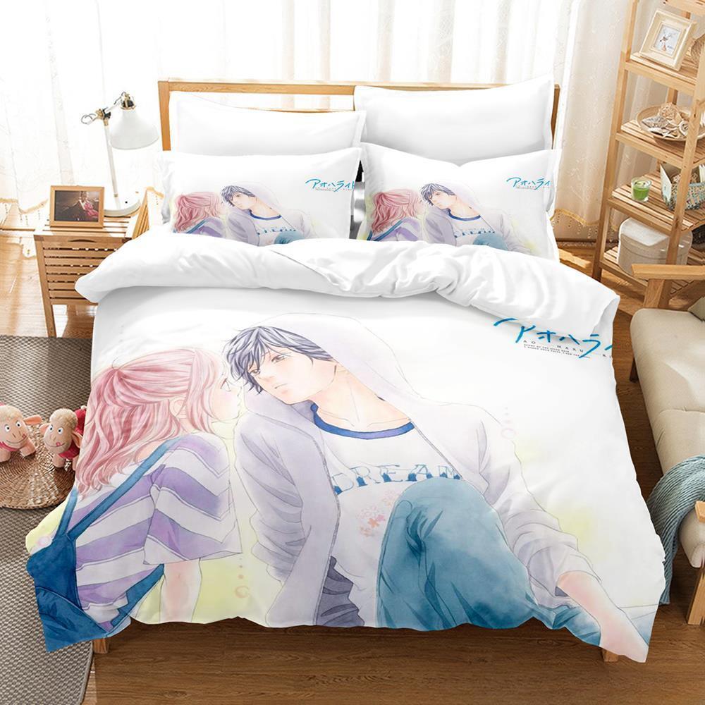 Home Textiles Bedding - Parure de lit imprimée en 3d,