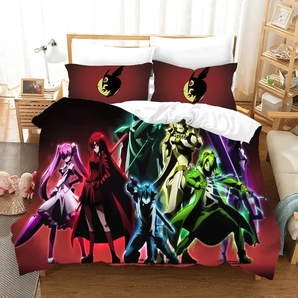 Home Textiles Bedding - Parure de lit imprimée Akame ga