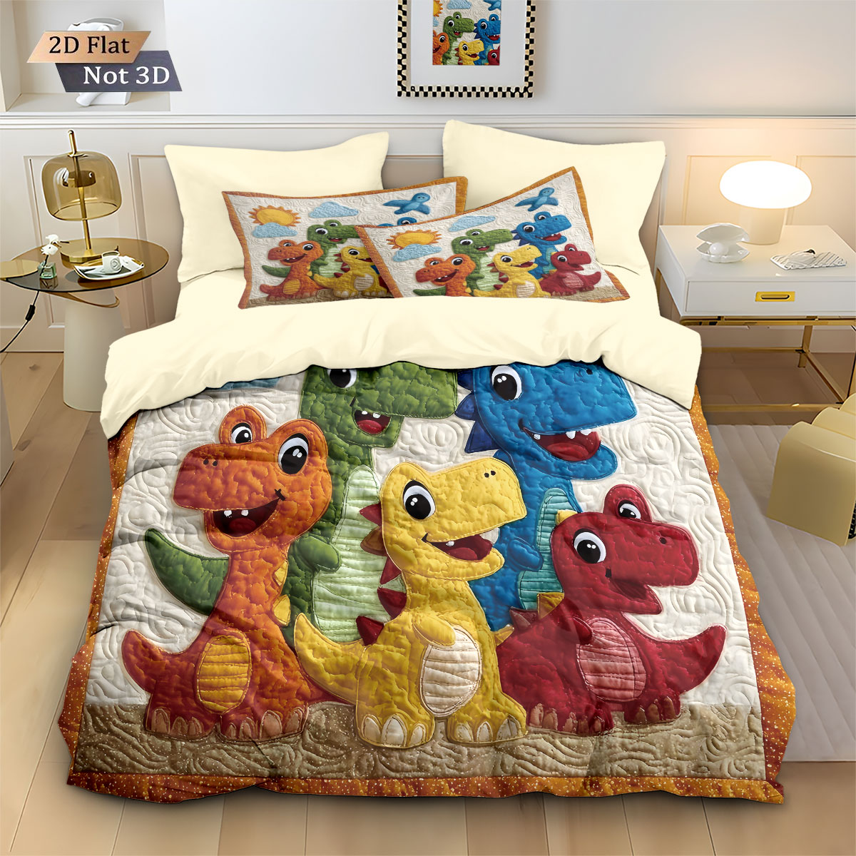 Home Textiles Bedding - Ensemble de couette sans noyau imprimé