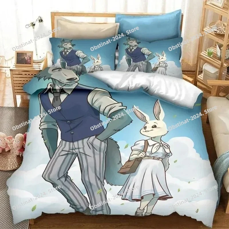 Home Textiles Super Soft - Anime BEASTARS ensemble de literie imprimé
