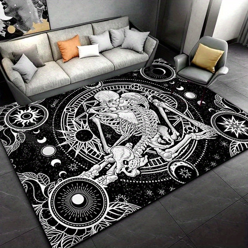 Home Textiles Rug - Tapis de danse squelette élégant –