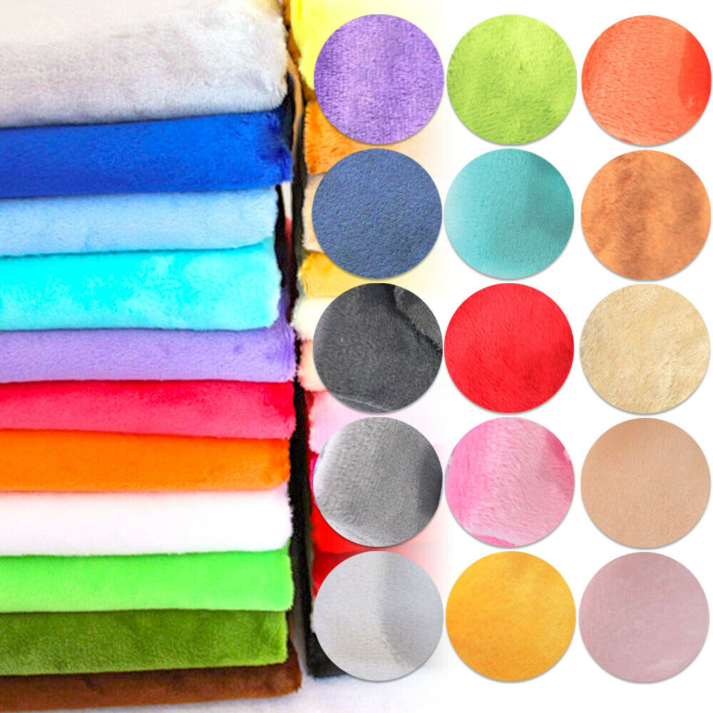 Home Textiles Super Soft - Tissu en velours cristal 75x45cm, peluche