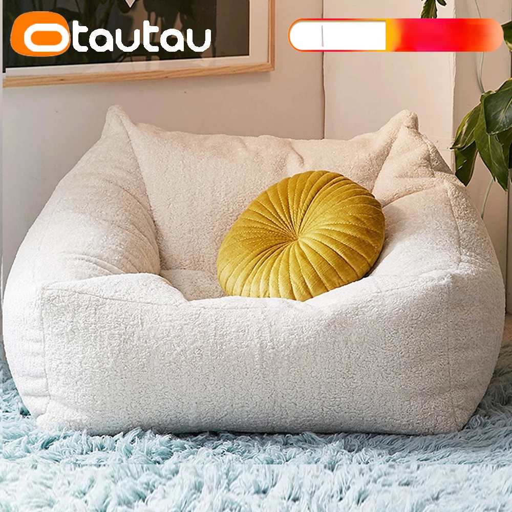 OTAUTAU-Pouf en Faux Cachemire - Floor Cushion Pouf avis et prix