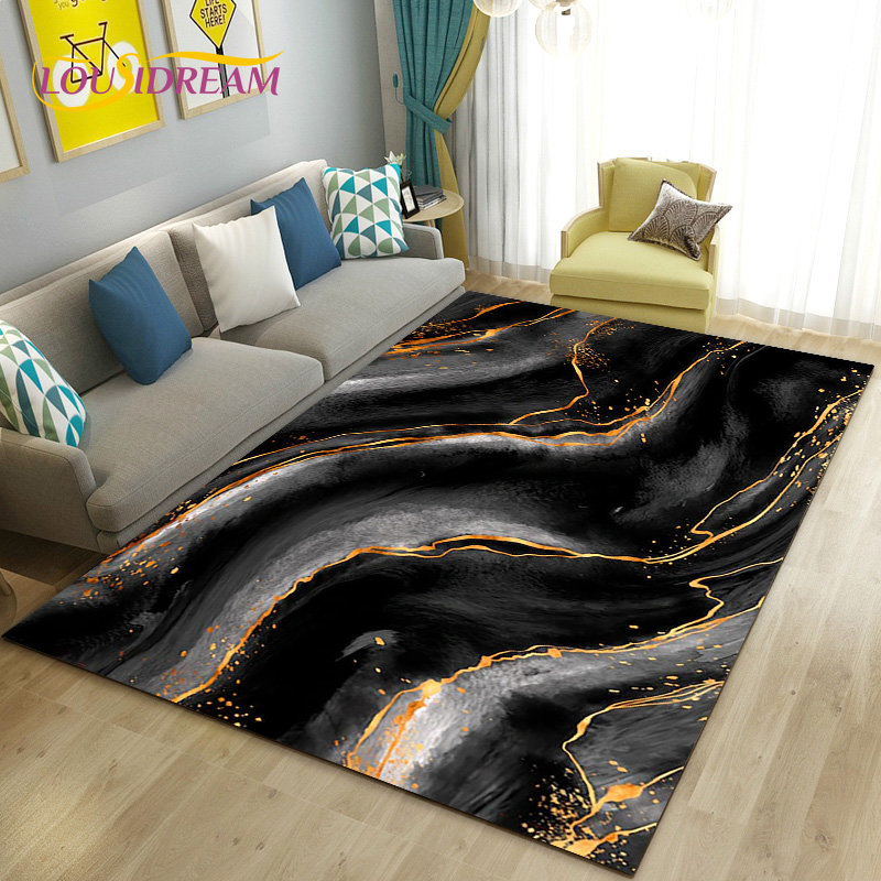 Grand tapis nordique en marbre - Home Textiles Rug avis et prix