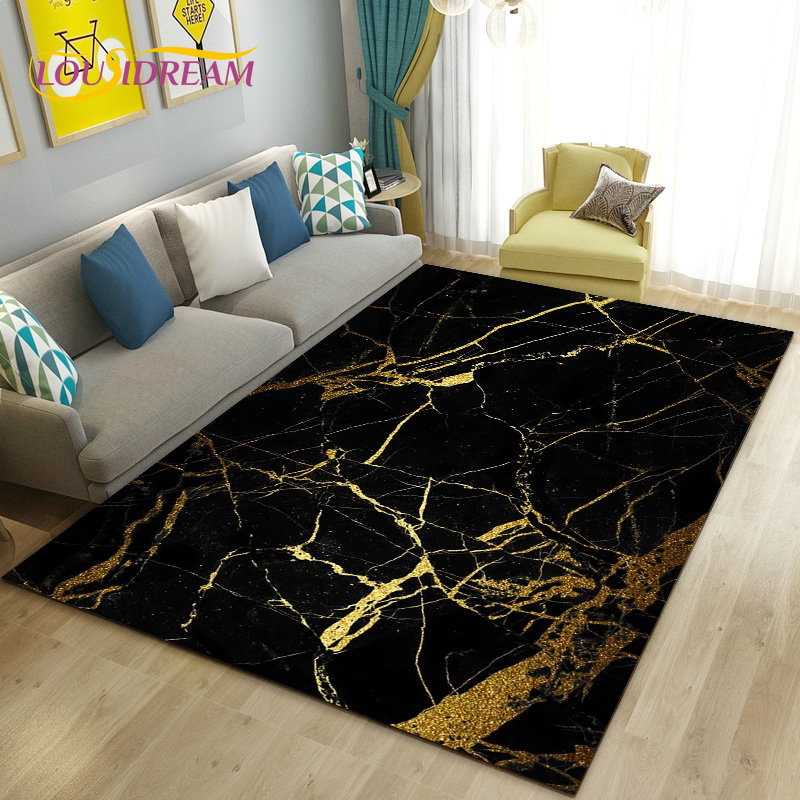 Grand tapis nordique en marbre - Home Textiles Rug avis et prix