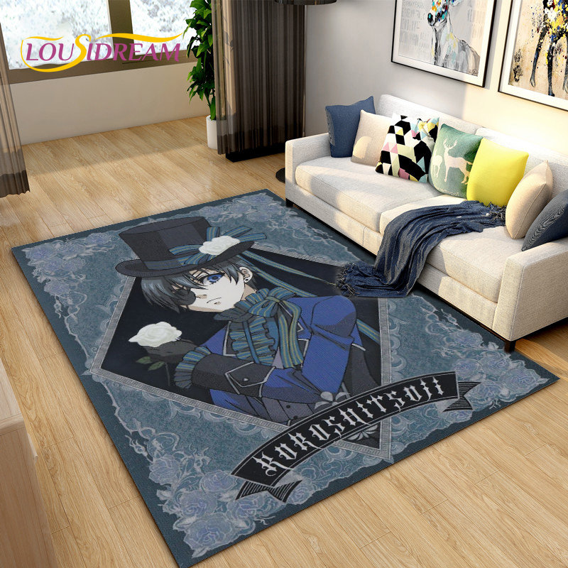 Black Butler Anime Cartoon Zon - Home Textiles Rug avis et prix