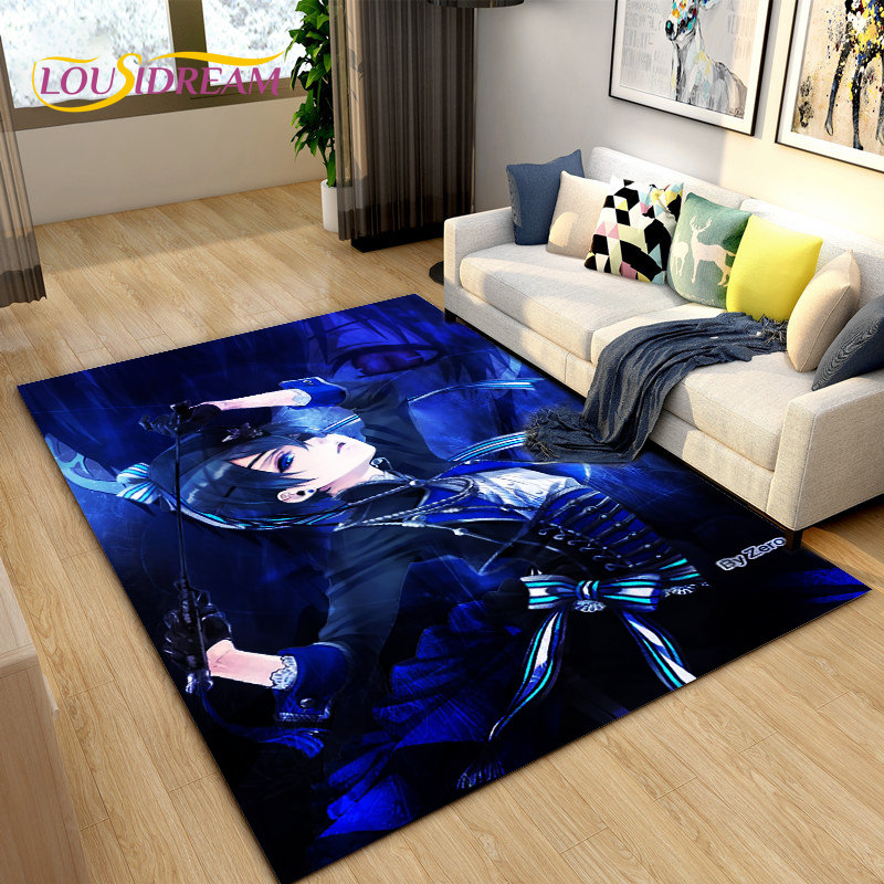 Black Butler Anime Cartoon Zon - Home Textiles Rug avis et prix