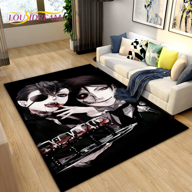 Black Butler Anime Cartoon Zon - Home Textiles Rug avis et prix