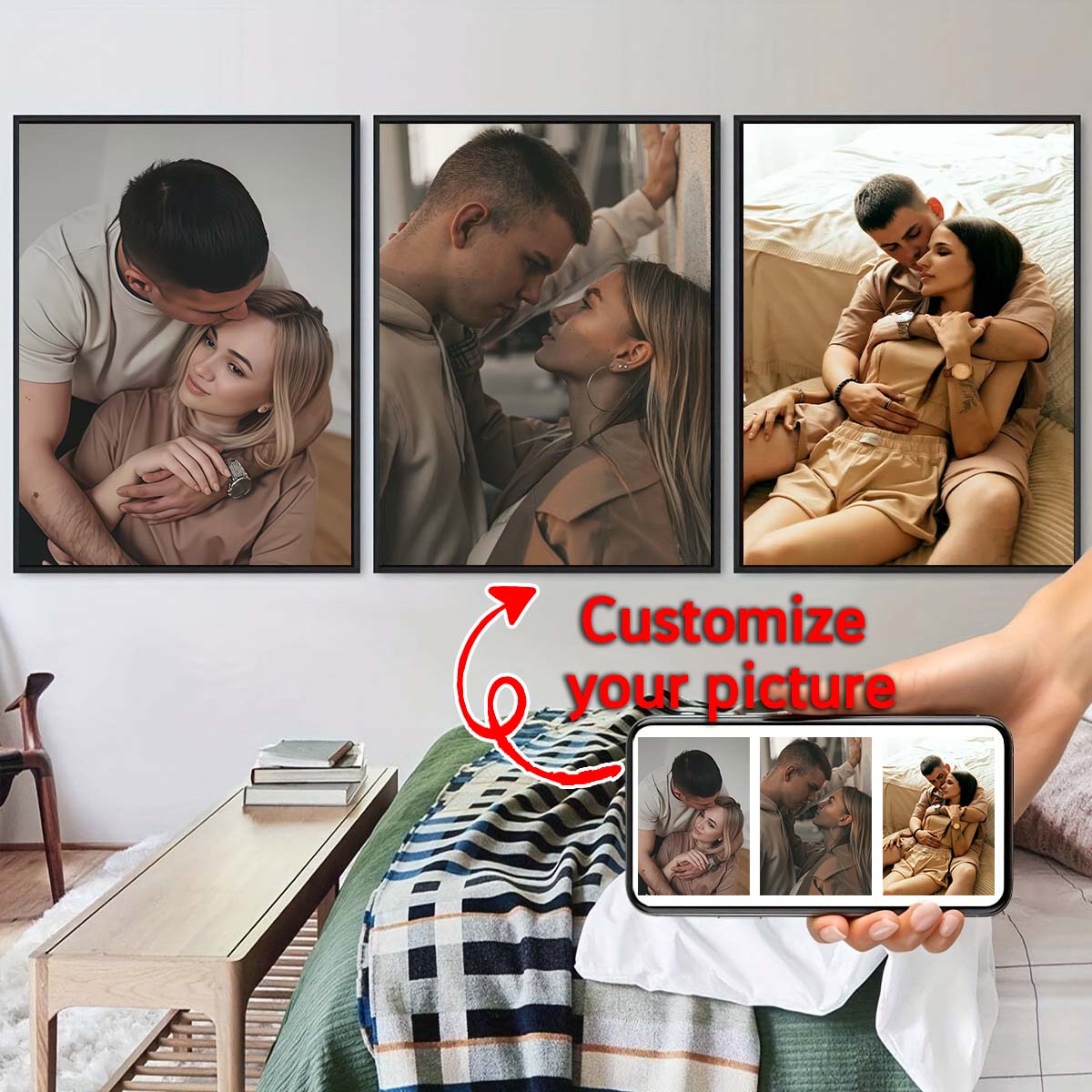 Triptyque - Peinture à l'huile - Home And Textiles avis et prix