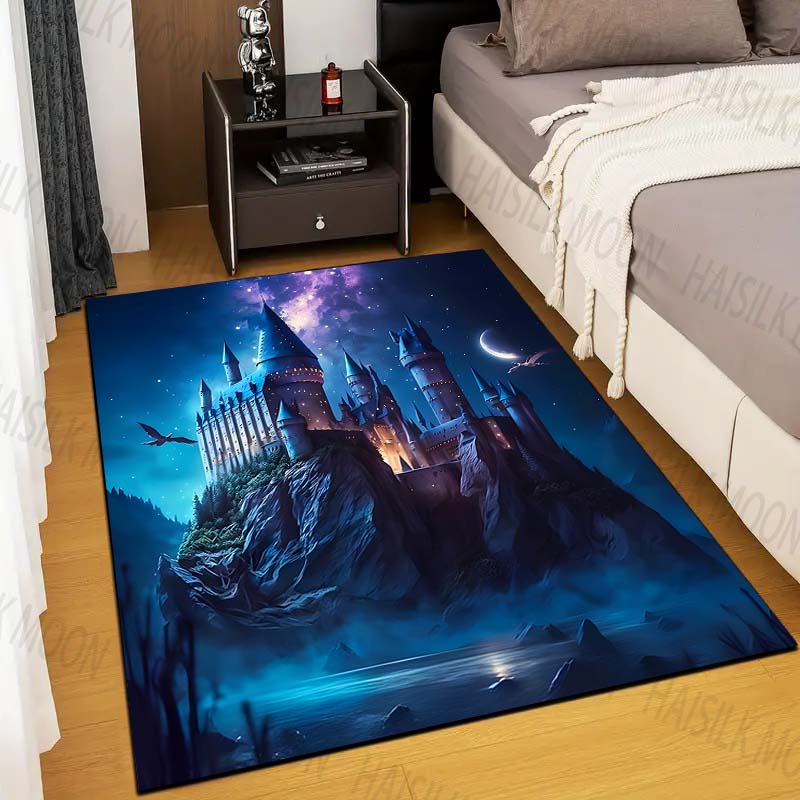 Tapis imprimé château magique  - Home Textiles Rug avis et prix