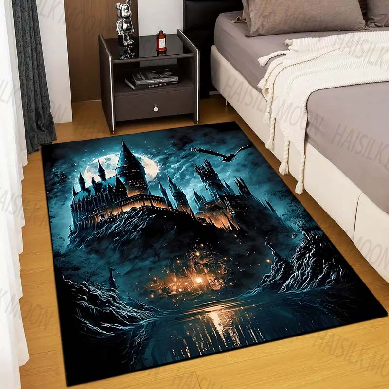 Tapis imprimé château magique  - Home Textiles Rug avis et prix