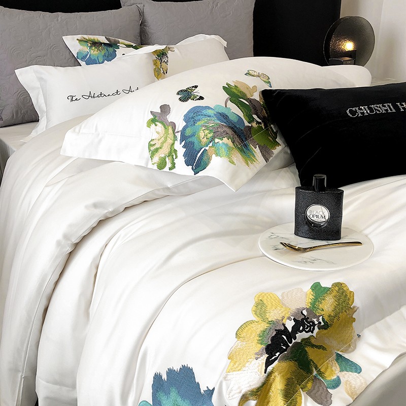 Parure de lit double en coton  - Home Textiles Super Soft avis et prix