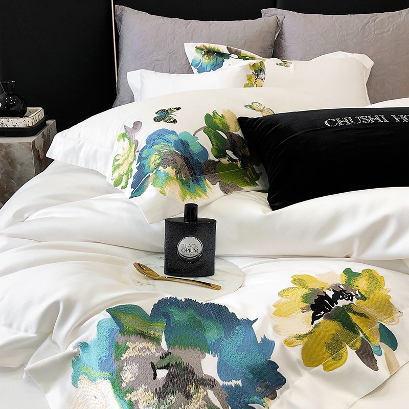 Parure de lit double en coton  - Home Textiles Super Soft avis et prix