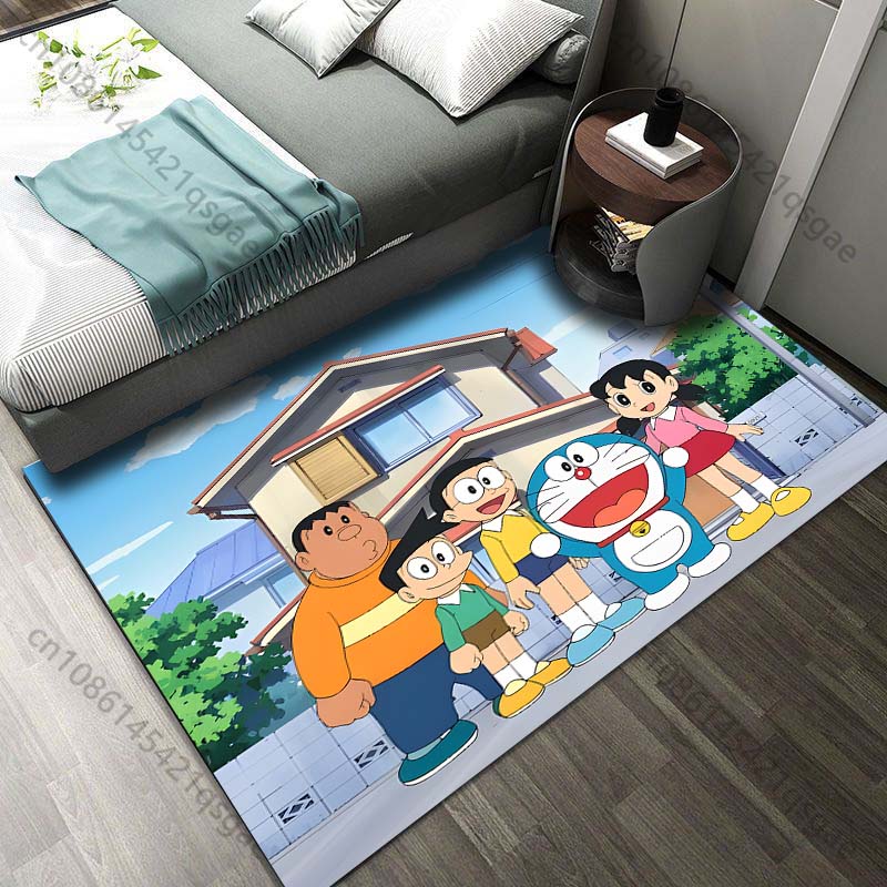 Tapis imprimé Doraemon et ses  - Home Textiles Rug avis et prix