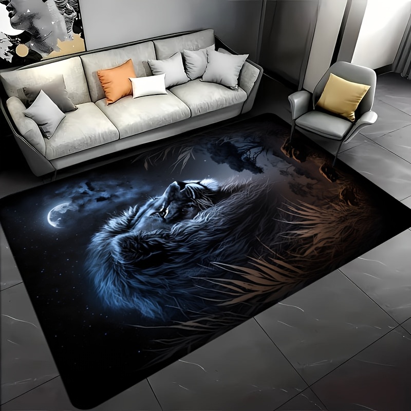 Tapis de sol Lion Nuit Étoilée - Home Textiles Rug avis et prix