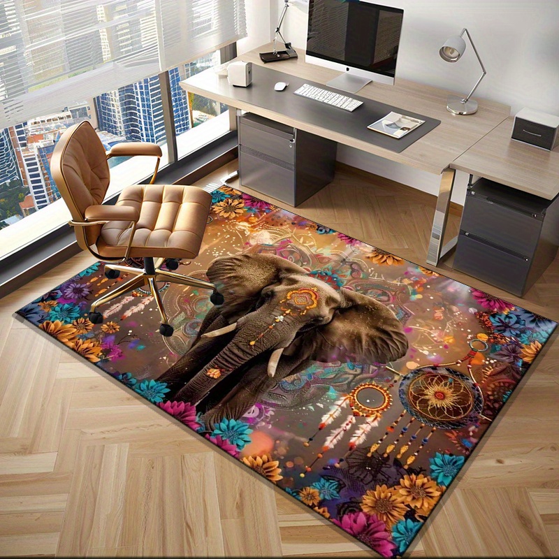 Tapis Mandala éléphant : motif - Home Textiles Rug avis et prix