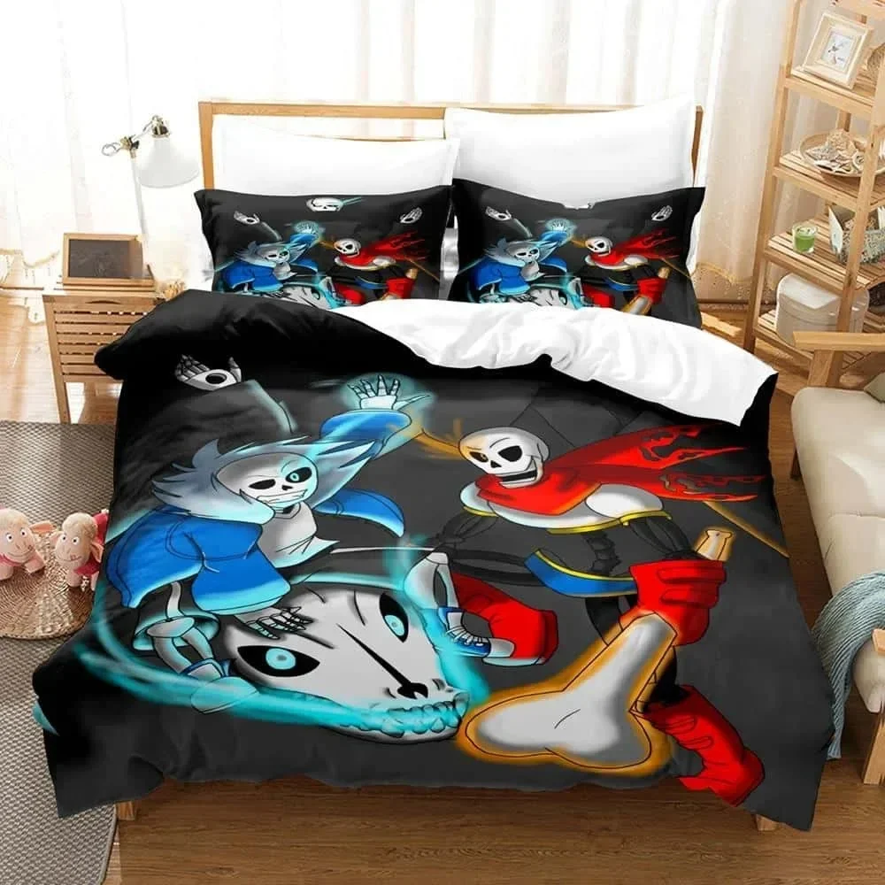 Dessin animé Undertale Sans en - Home Textiles Bedding avis et prix