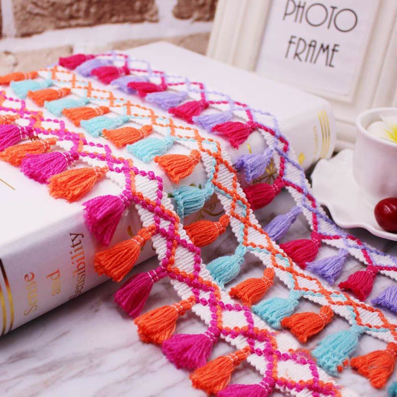 1 yard/lot gland frange garnit - Home Ec Textiles avis et prix