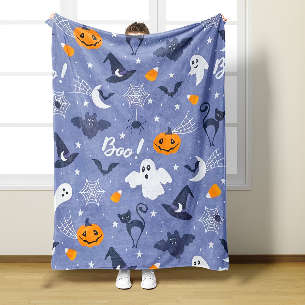 Couverture d'Halloween en flan - Home Textiles Super Soft avis et prix