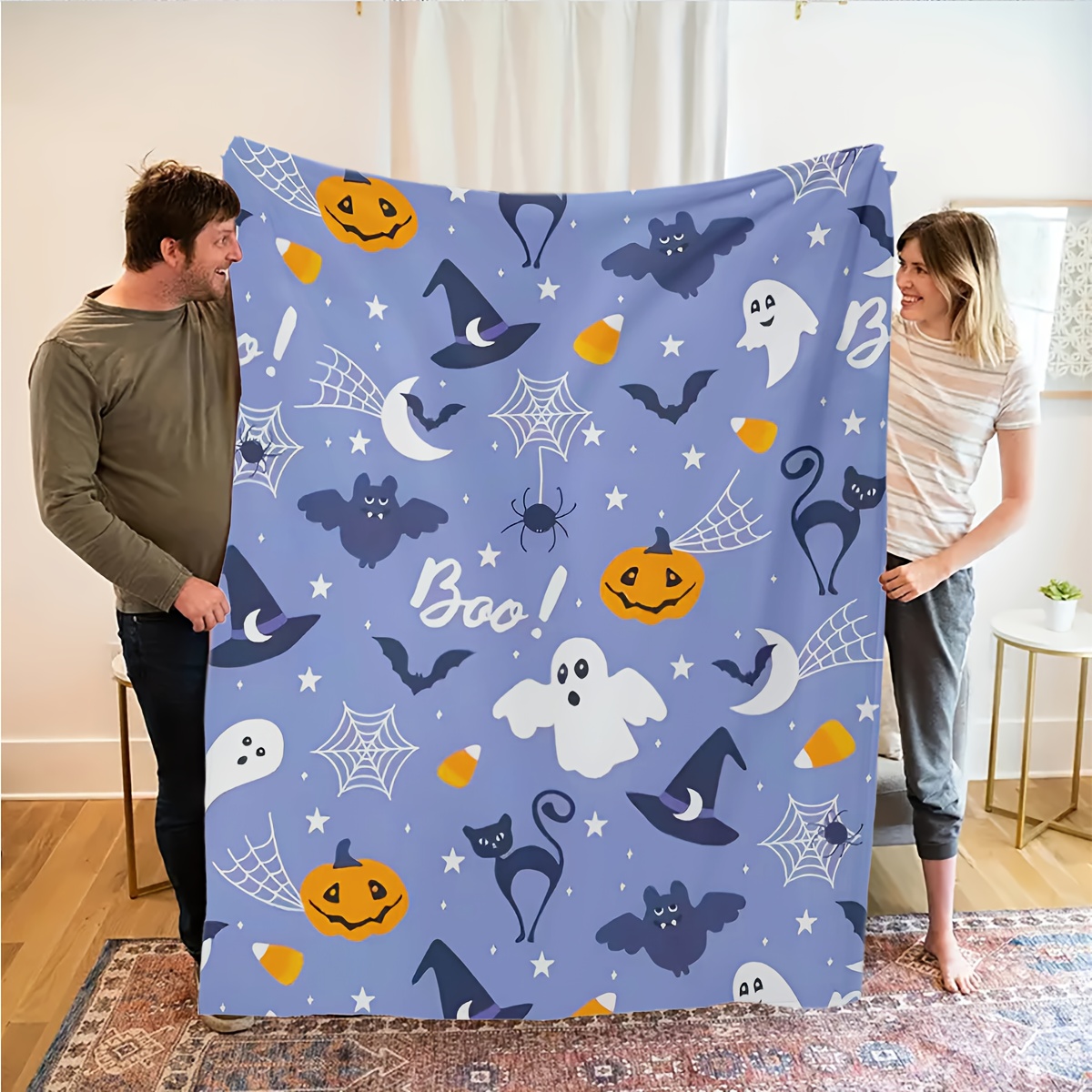 Couverture d'Halloween en flan - Home Textiles Super Soft avis et prix