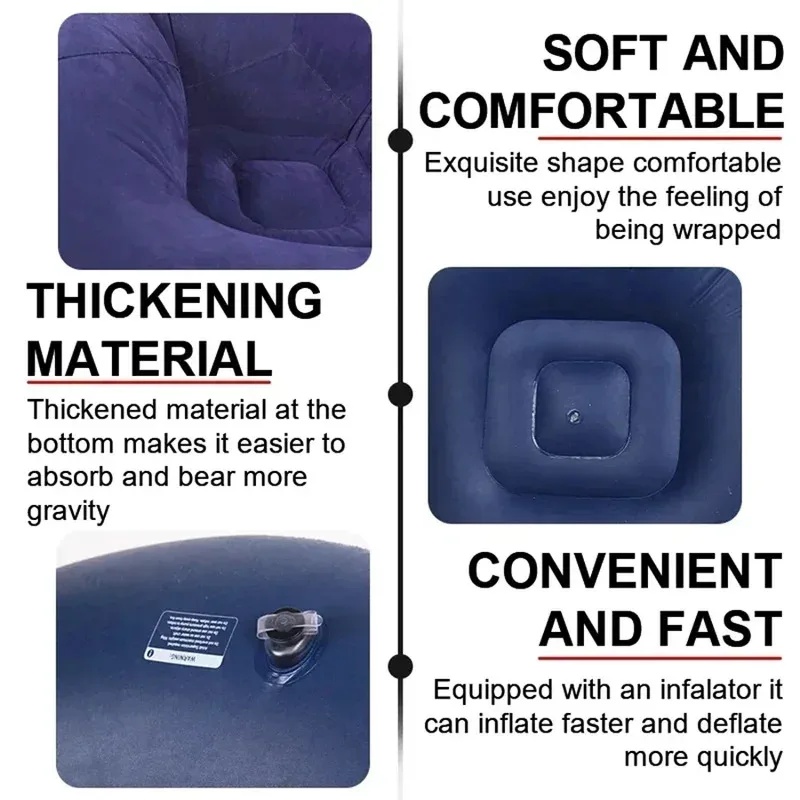 Grand canapé gonflable paresse - Floor Cushion Pouf avis et prix