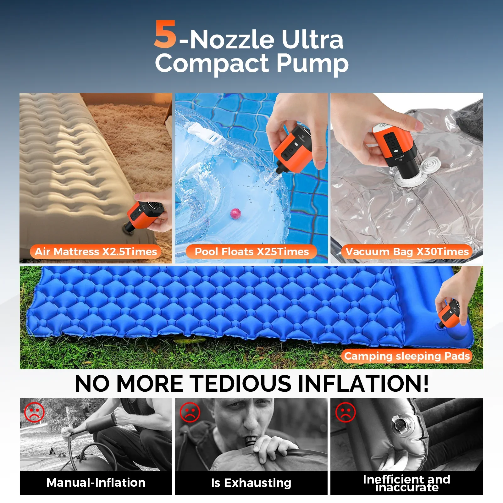 Nouvelle pompe à air électriqu - Fitted Sheet Deep avis et prix