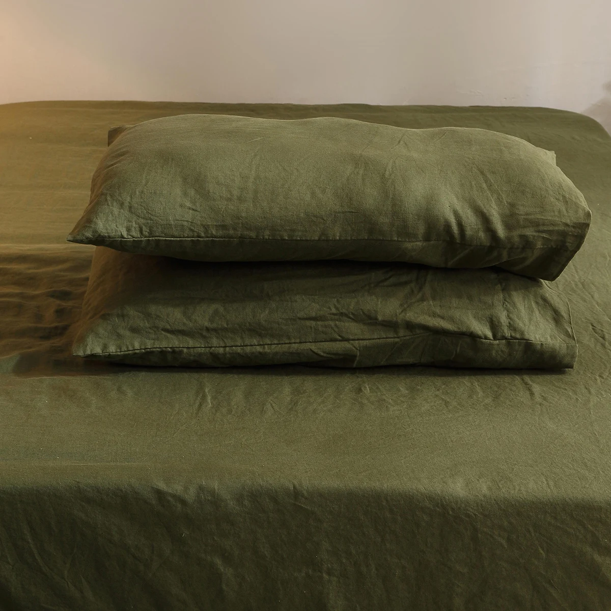 Parure de lit en lin 100% pur, - Fitted Sheet Deep avis et prix