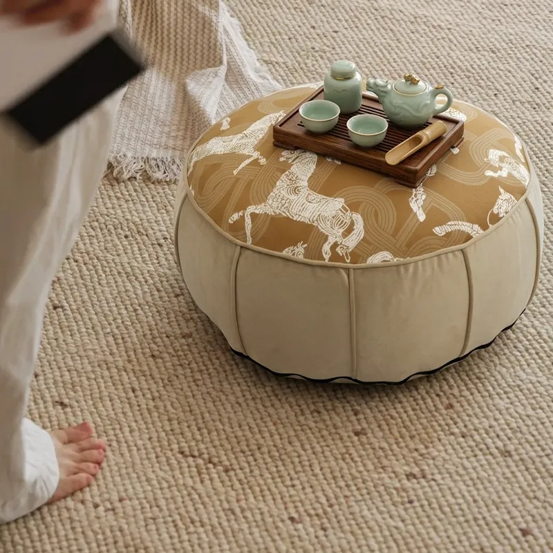 Pouf de sol rond de style chin - Floor Cushion Pouf avis et prix